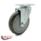 Service Caster 5 Inch Gray Polyurethane Wheel Swivel Top Plate Caster SCC-20S514-PPUB-TP3 - alternate 4